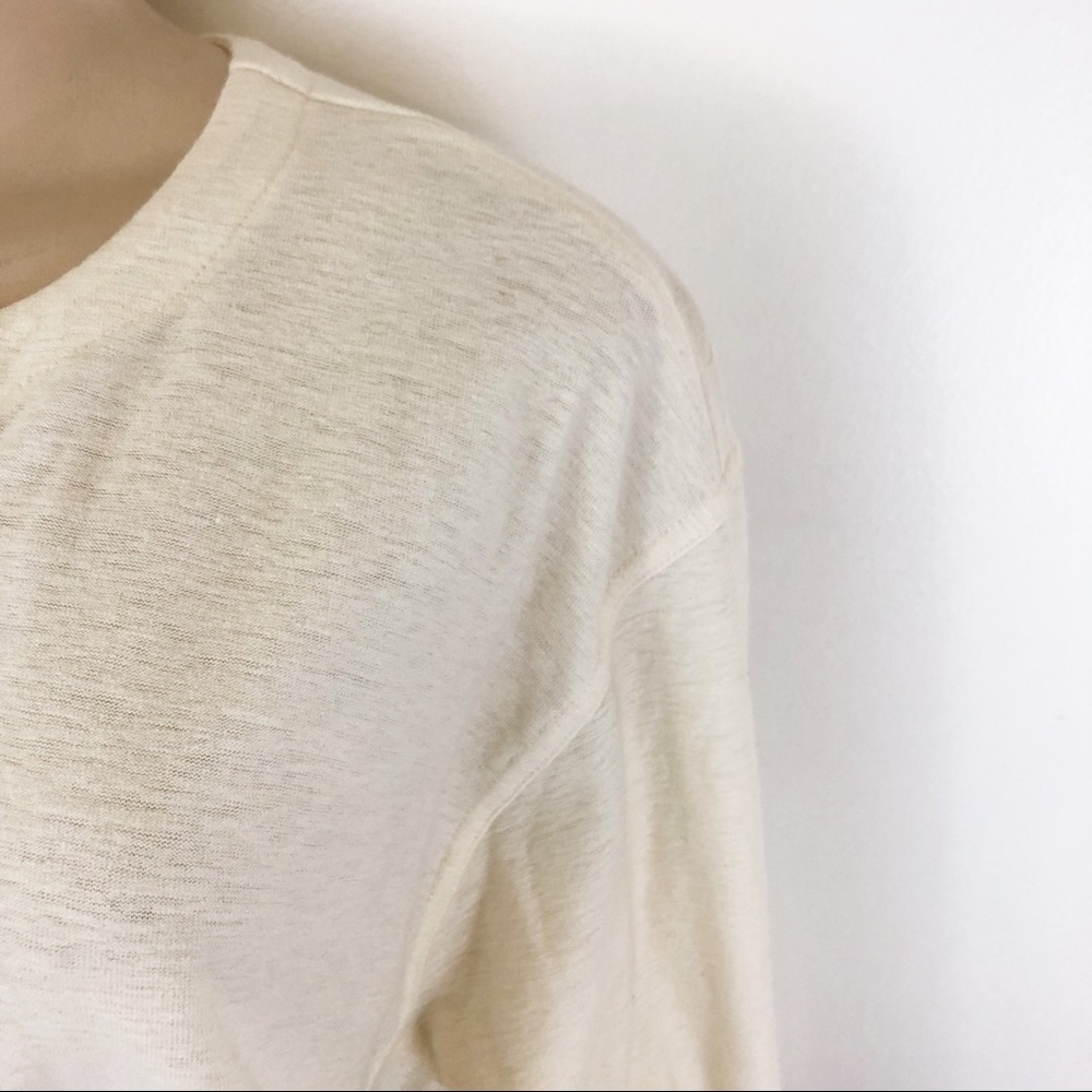SOLD Madewell Libra Lace-up Long Sleeve Shirt - Picture 5 of 6